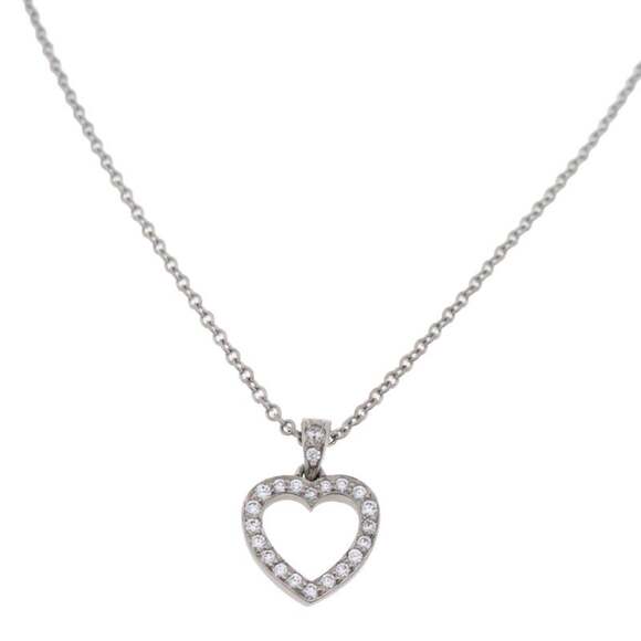 TIFFANY Silver Heart Necklace
